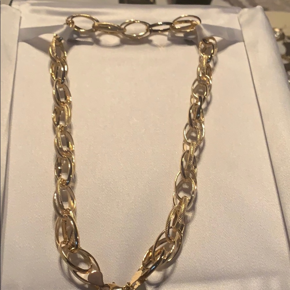 Women gold-filled chain necklace